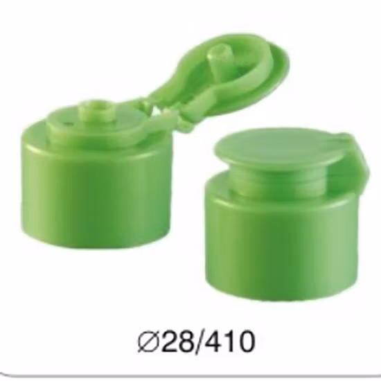 20/410 24/410 28/410 bouteille désinfectante en plastique cosmétique PE Flip Top Cap