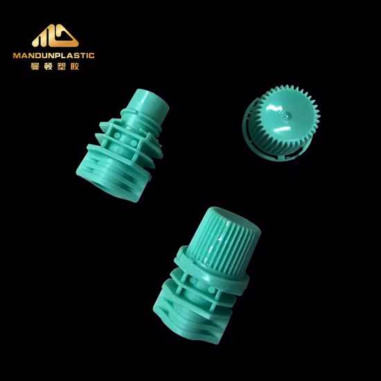 Bouchon de bec en plastique de tube de 5,5 mm pour sachet cosmétique et pochette de shampoing